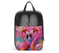 Paire de Flamants roses Sac à chaussures pour Voyage Usage quotidien Anti-poussière Sac de rangement Sac de transport Chaussures de golf