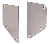 Paire de flasque aluminium pour capot 550kg - SEWOSY - EF550C/AEC Noir G