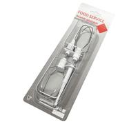 Paire de fouets en acier pour batteur Major Combinee 997-998 - 557-394 compatible avec Moulinex