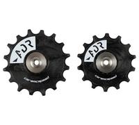 Paire de galets ceramicspeed alpha pour sram xplr e1 xxsl xx x0 noir