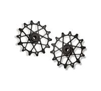 Paire de galets de derailleur garbaruk pour shimano 12v noir