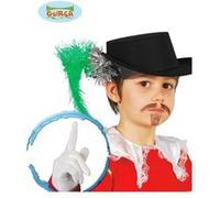 FIESTAS GUIRCA | Paire de Gants Blancs Enfant (18 cm) - Accessoire de Costume pour Diables et Démons - Idéal pour Halloween, Carnaval et Fêtes Costumées - Unisexe pour Enfants - Blanc