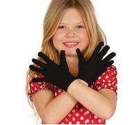 FIESTAS GUIRCA | Gants Noirs Enfant (18 cm) - Accessoire de Costume pour Diables et Démons - Idéal pour Halloween, Carnaval et Fêtes Costumées - Unisexe pour Enfants - Noir