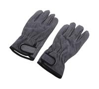 Paire de gants de cuisine en cuir de vachette résistant à la chaleur | Fabriqué à partir de cuir de vache double couche avec une doublure douce pour protéger les mains pendant les grillades en