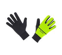Paire de gants gore wear r3 jaune fluo noir