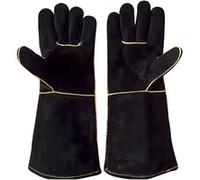 Paire de Gants Haute Protection en Cuir Sannover Noir