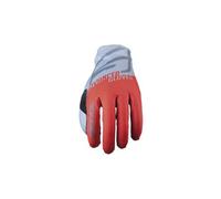 Paire de gants longs enfant five xr lite split rouge fluo gris