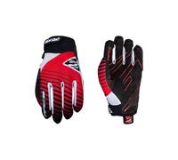 Paire de gants longs five race rouge noir blanc