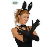 Paire De Gants Noirs 45 Cm