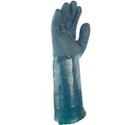 Paire de gants P.V.C. Tout enduit 40 cm. Double enduction. Singer PVC3045. Taille 9,5