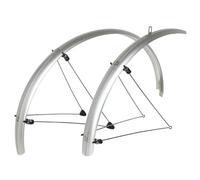 Garde Boue City-Vtc Tringles 28'' Stronglight Tour 54mm Argent (Paire) Multicolore