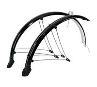 Paire de garde boue pour vélo 29 pouces avec câble électrique - 60 mm ( Noir / 60 mm )