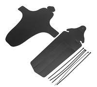 Paire de Garde-Boue Vélos Avant Arrière Plastique Souple Protection Pneus pour Bicyclettes Vélo Route VTT (Taille : Without Logo)