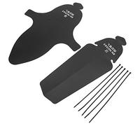 Paire de Garde-Boue Vélos Avant Arrière Plastique Souple Protection Pneus pour Bicyclettes Vélo Route VTT (Taille : with Logo)