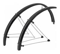 Paire de garde-boues City-VTC tringles avec fixation classic inox Stronglight Noir