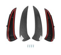 Paire de garnitures de spoiler de pare-chocs arrière gauche/droite de remplacement pour Benz W206 S206