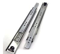 Paire de glissières de tiroir robustes 2501500 mm à roulement à billes - Capacité de charge de 140 kg - Idéales pour armoires de cuisine, étagères, camping-cars, glissières industrielles