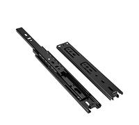 Paire de glissières de tiroir robustes à extension complète - Glissières à roulement à billes de 200 mm - Clavier Ra amovible en 3 plis - Capacité de charge de 45 kg - Parfait pour un fonctionnement