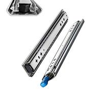 Paire de glissières de tiroir robustes avec capacité de charge de 120 kg, rails à roulement à billes de 250 à 1500 mm, avec dispositifs de verrouillage (900 mm, 91,4 cm) parfaites pour un glissement