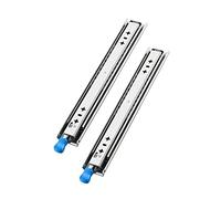 Paire de glissières de tiroir robustes de 96,5 cm à roulement à billes avec mécanisme de verrouillage, idéales pour un fonctionnement fluide et fiable des tiroirs, longueur 95 cm