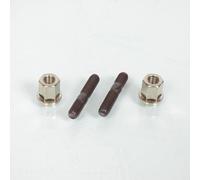 Paire De Goujon De Pot D'échappement Naraku M6x1.0 32mm Pour Moto Cyclo