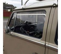 Paire de grilles d'aération Vintage sur vitre à manivelle pour Combi Bay Window