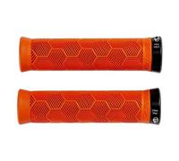 Paire de grips bontrager xr trail elite recycled plastic orange