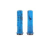 Paire de grips dmr deathgrip2 flange grips marbre bleu