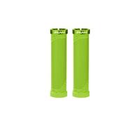 Funn Hilt Poignées de Guidon VTT avec système de Verrouillage Simple, légères et ergonomiques, avec Un diamètre intérieur de 22 mm, poignées de Guidon de vélo Uniques avec Motif (Vert)