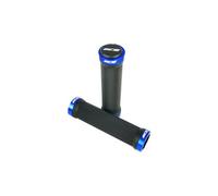 Paire de grips ice diamond lock on noir bleu