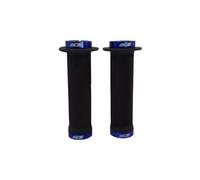 Paire de grips ice fury lock on noir bleu