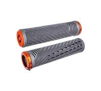 Paire de grips odi cf v2 1 gris lynx orange