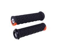 Paire de grips odi vanquish v2 1 135 mm noir orange