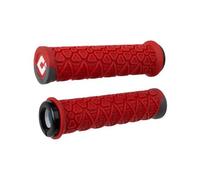 Paire de grips odi vanquish v2 1 135 mm rouge gris