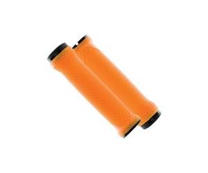 Paire de grips race face lovehandle double lock on orange