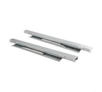 Paire de guides de tiroir hydrauliques en acier montés au sol avec extension 3D silencieuse, réduction du bruit de tiroir 30 dB, capacité de charge de 40 kg, entièrement personnalisable