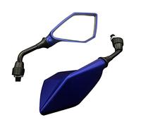 Paire de Guidon rétroviseur moto Rétroviseurs moto universels Rétroviseur moto modifié rétroviseur pentagonal Hardcore for accessoires moto for Scooter Moto Quad ATV Bicyclette