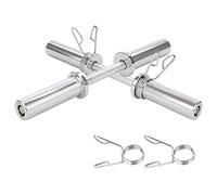 Paire de haltères courts de 50 cm N° 2 haltères avec fermoirs à ressort Set Bodybuilding Home Gym Diamètre 50 mm