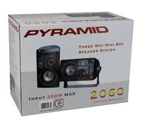 Paire De Haut Parleur Avec Supports Pyramid 2060 3 Voies 150 RMS + Versatile Van