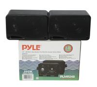 Paire De Haut Parleur Imperméables Pyle PLMR24B Noir 15,00 CM 200 Watts RMS Ext