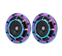 Paire de haut-parleurs de voiture compacts ronds 12 V 335/400 Hz à tonalité super forte et colorée