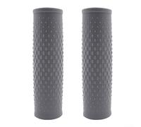 Paire de housses antidérapantes pour trottinette électrique Xiaomi Pro 1S, poignées de guidon de rechange en polyéthylène pour une conduite confortable (gris)