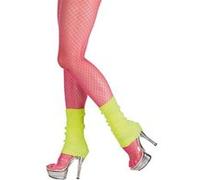 paire de jambières polyester jaune fluo adulte - boland 01752 Jaune G