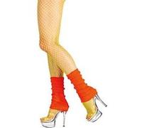 paire de jambières polyester orange fluo adulte - boland 01756 Orange G