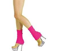 paire de jambières polyester rose fluo adulte - boland 01755 Rose G