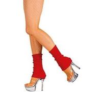 paire de jambières polyester rouge adulte - boland 01751 Rouge G