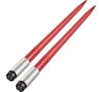 "Paire de javelots à foin 39'' - capacité 3000 lbs - largeur 1 3/4'' - écrou et douille inclus"