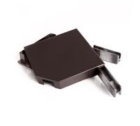 Paire de Joues de coffre pour Volet Pan coupé 45° - 180mm - Brun