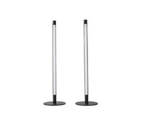 Paire de Lampe d'Ambiance RGBIC 36W Connectée Wi-Fi 600lm 2700-6500K Noir