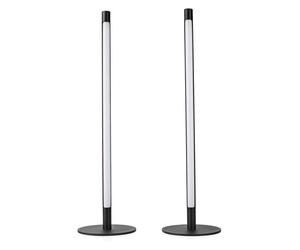 Paire de Lampe d'Ambiance RGBIC 36W Connectée Wi-Fi 600lm 2700-6500K Noir